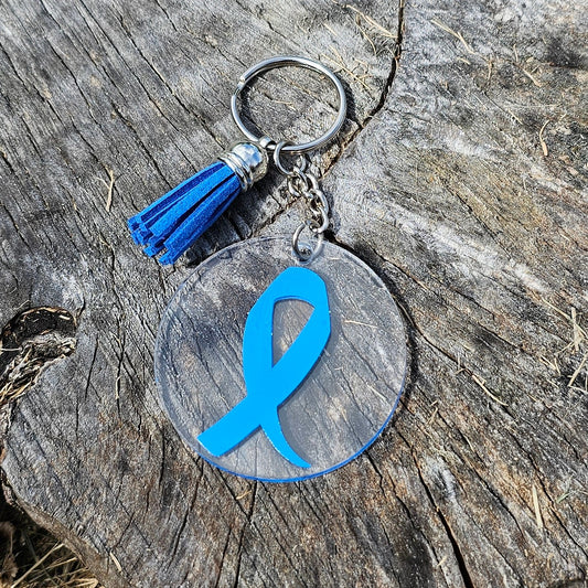Colon cancer keychain